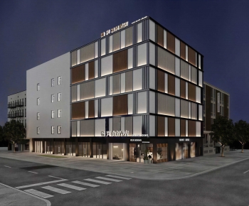 Modern Appearance Of Commercial Building-ID:811582096