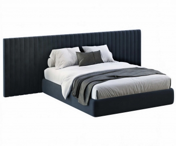 Modern Double Bed-ID:361340033