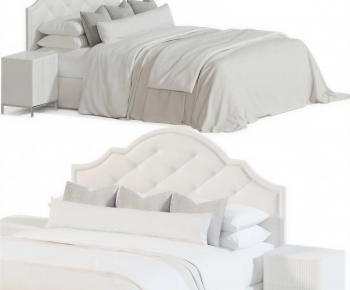 Modern Double Bed-ID:827936892