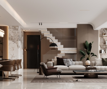 Modern A Living Room-ID:308380193