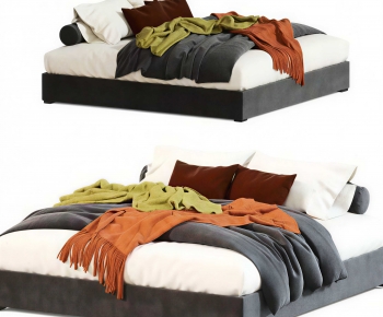 Modern Double Bed-ID:229207998