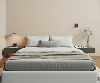 Modern Double Bed-ID:470573904