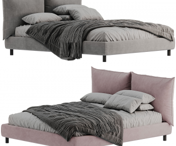 Modern Double Bed-ID:665317067