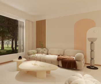 Modern A Living Room-ID:670989049