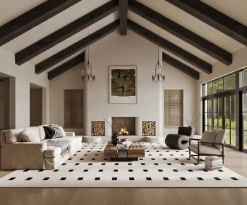 American Style A Living Room-ID:712621937
