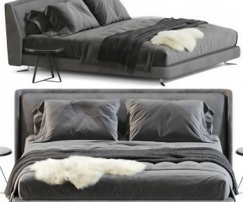 Modern Double Bed-ID:128978014
