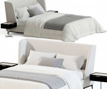 Modern Double Bed-ID:573386914