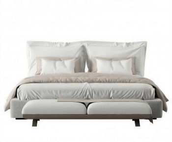 Modern Double Bed-ID:875614883
