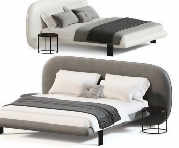 Modern Double Bed-ID:797530898