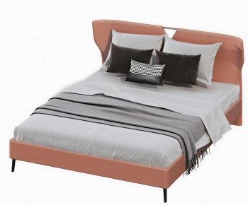 Modern Double Bed-ID:293550548
