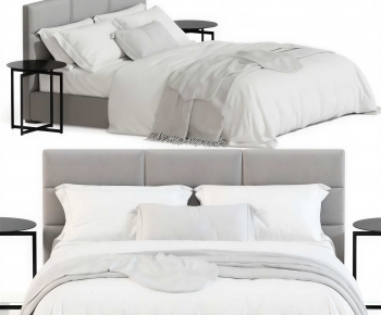 Modern Double Bed-ID:504231934