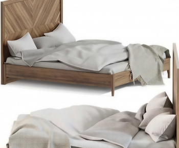 Modern Double Bed-ID:594070072