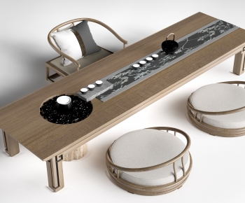 Japanese Style Tea Tables And Chairs-ID:300631055