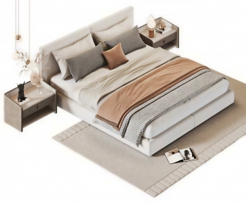 Modern Double Bed-ID:331746109