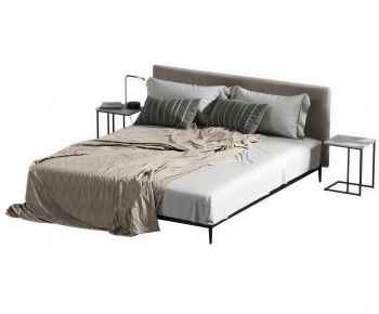 Modern Double Bed-ID:433105955