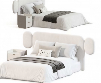 Modern Double Bed-ID:415991076