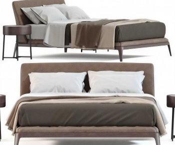 Modern Double Bed-ID:661270652