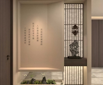 New Chinese Style Hallway-ID:833811043