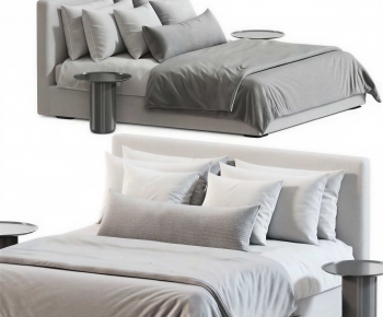 Modern Double Bed-ID:612349033