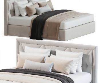 Modern Double Bed-ID:101308863