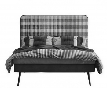 Modern Double Bed-ID:184778938