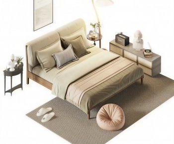 Modern Double Bed-ID:554162035