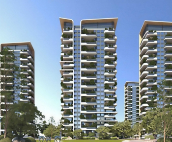 Modern Residential Building-ID:612867125