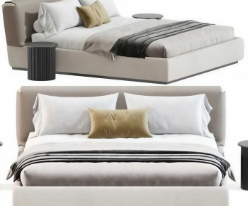 Modern Double Bed-ID:236830002