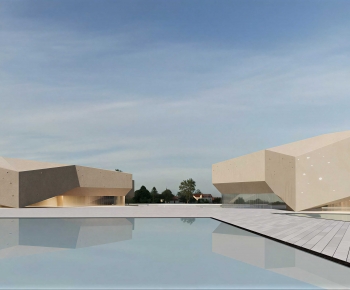 Modern Appearance Of Commercial Building-ID:846246004