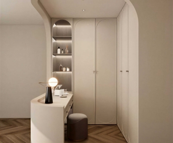 Modern Clothes Storage Area-ID:146260985