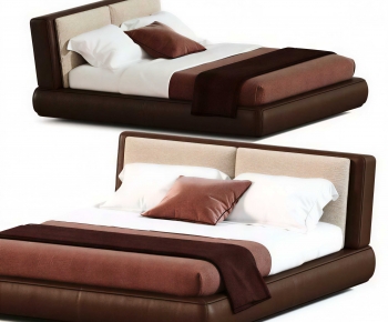 Modern Double Bed-ID:211777932