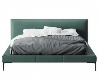 Modern Double Bed-ID:872531899