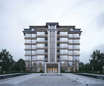 New Chinese Style Residential Building-ID:453319079