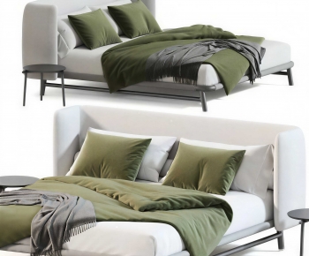 Modern Double Bed-ID:934432986