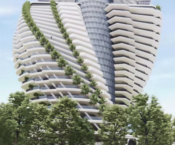 Modern Residential Building-ID:747766021