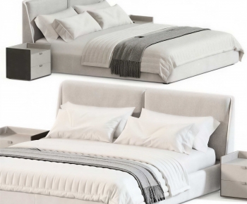 Modern Double Bed-ID:547614105