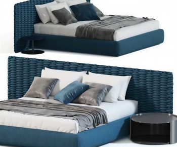 Modern Double Bed-ID:373307946