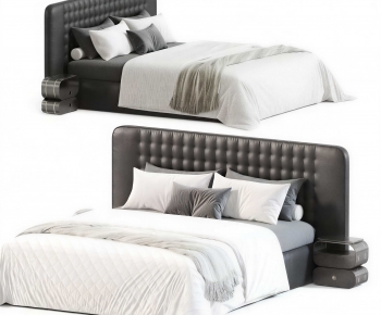 Modern Double Bed-ID:563050991