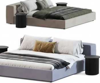 Modern Double Bed-ID:756859856