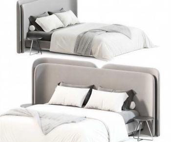 Modern Double Bed-ID:451240586