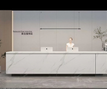 Modern Reception Desk-ID:212568046