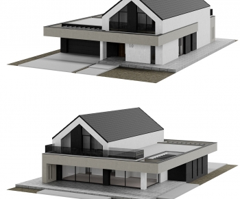 Modern Detached Villa-ID:964601064