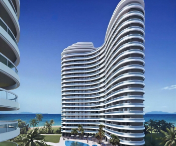 Modern Appearance Of Commercial Building-ID:392741925