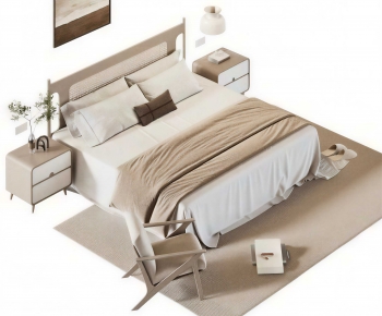 Modern Double Bed-ID:325444941