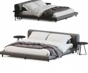 Modern Double Bed-ID:676527023