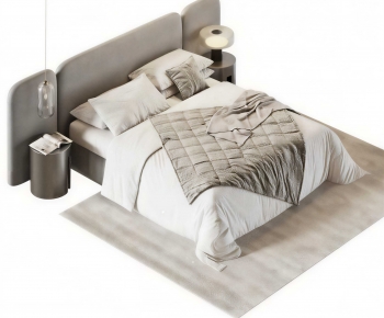 Modern Double Bed-ID:317488916