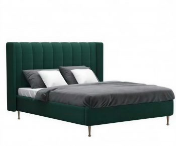 Modern Double Bed-ID:514374976