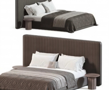 Modern Double Bed-ID:275662907