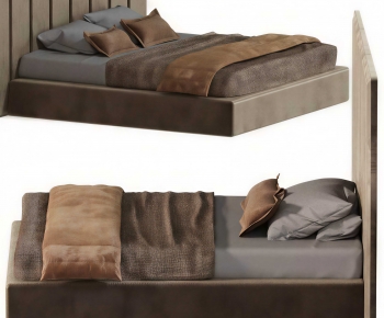 Modern Double Bed-ID:868749626