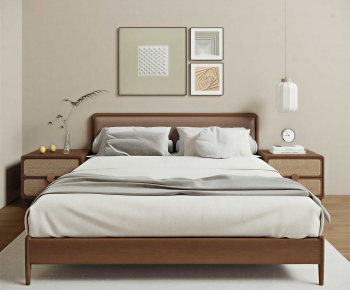 Modern Double Bed-ID:118967061